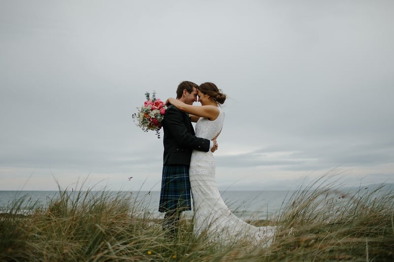 Beach Sunset Vows